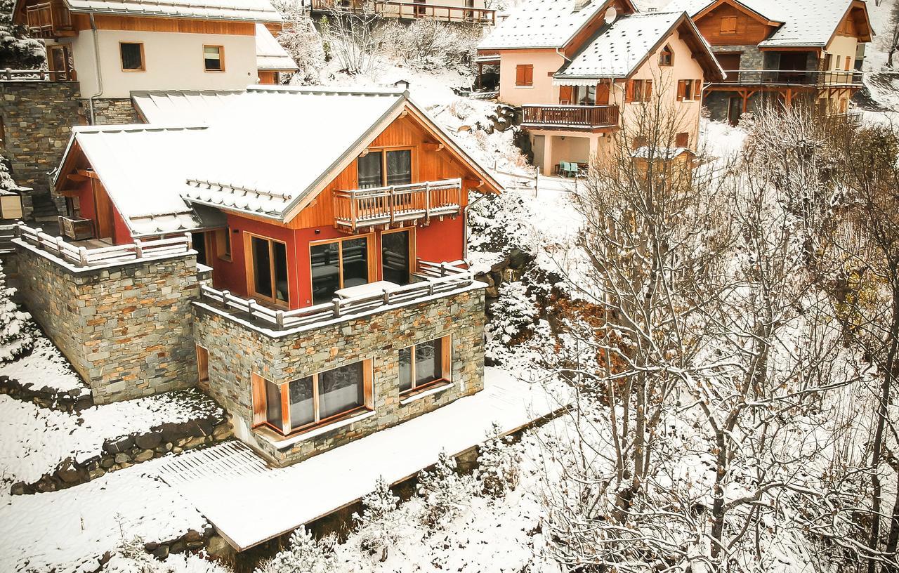 Вилла Odalys Chalet Le Pure Altitude Валуар Экстерьер фото